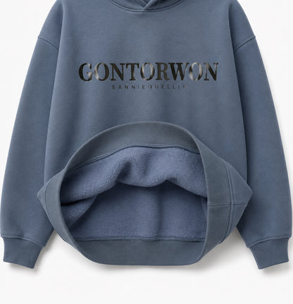 Gontorwon Sanniequellie Soft Touch Hoodie Steel Blue Unisex