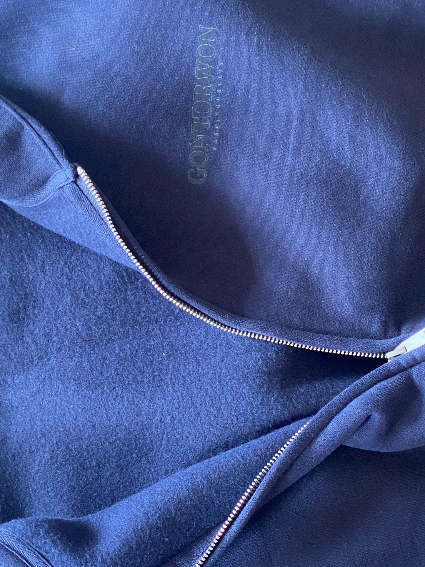 Gontorwon Sanniequellie Soft Touch Full Zip Hoodie Navy Men