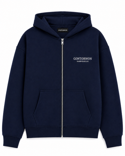 Gontorwon Sanniequellie Soft Touch Full Zip Hoodie Navy Women