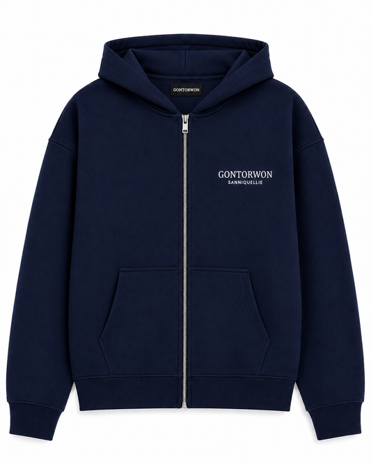 Gontorwon Sanniequellie Soft Touch Full Zip Hoodie Navy Women