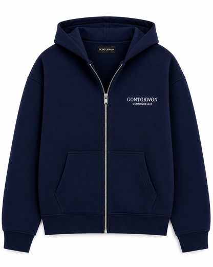 Gontorwon Sanniequellie Soft Touch Full Zip Hoodie Navy Women