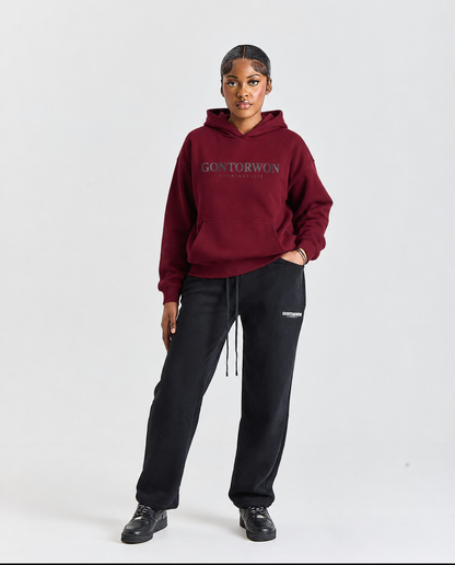 Gontorwon Sanniequellie Unified Hoodie Maroon Women