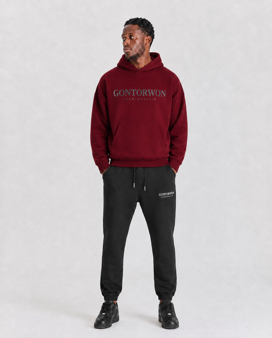 Gontorwon Sanniequellie Unified Hoodie Maroon Men