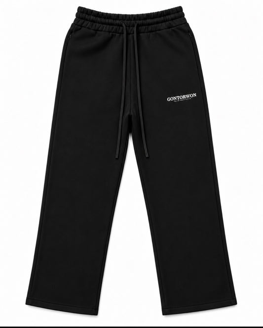 Gontorwon Sanniequellie Utility Zip-Fleece Pant Black Men