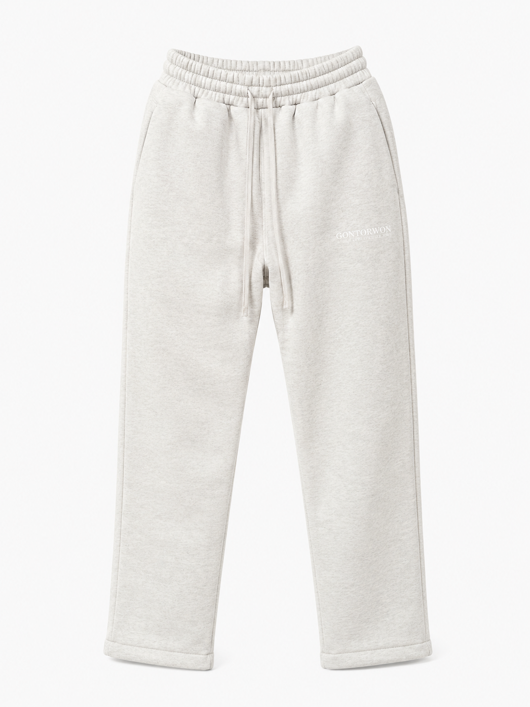 Gontorwon Sanniequellie Utility Zip-Fleece Pant Marl Grey Men