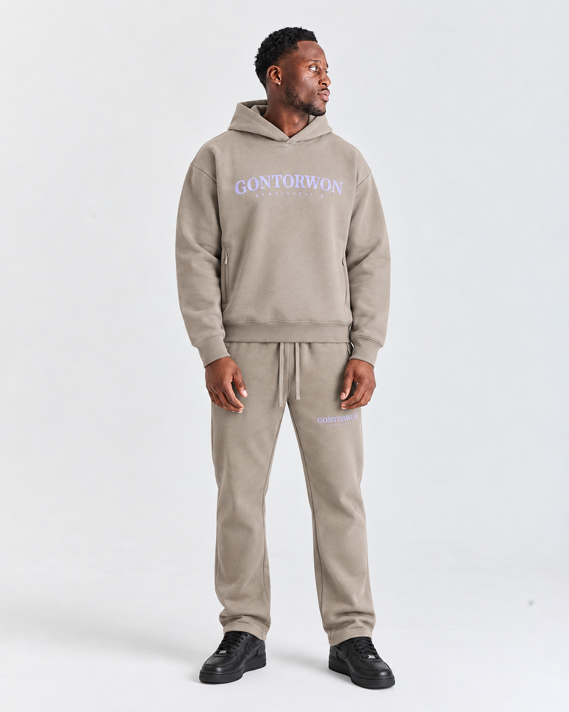 Gontorwon Sanniequellie Utility Zip Hoodie Men