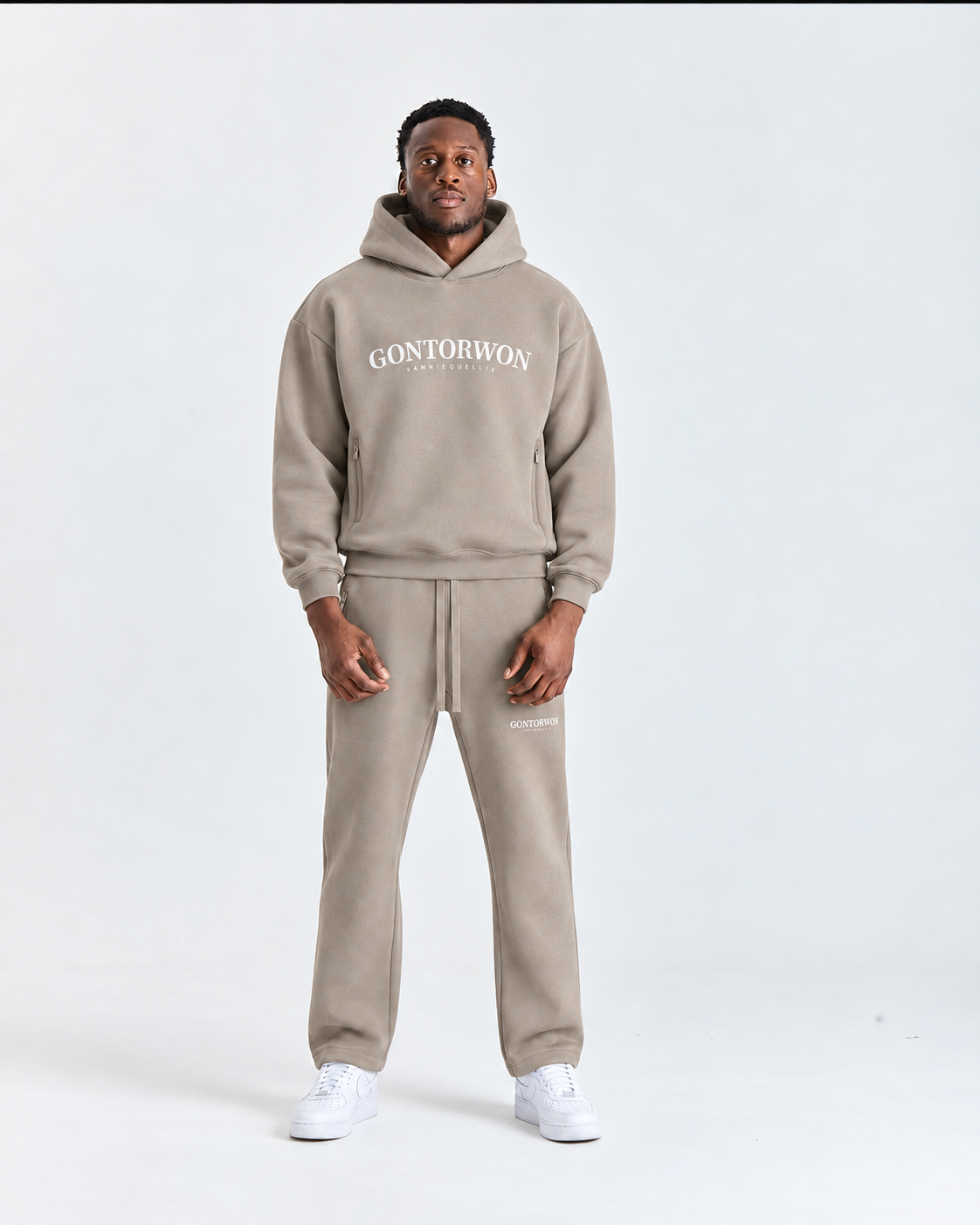 Gontorwon Sanniequellie Utility Zip Hoodie Men
