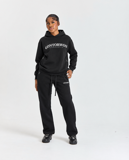 Gontorwon Sanniequellie Utility Zip-Fleece Pant Black Women
