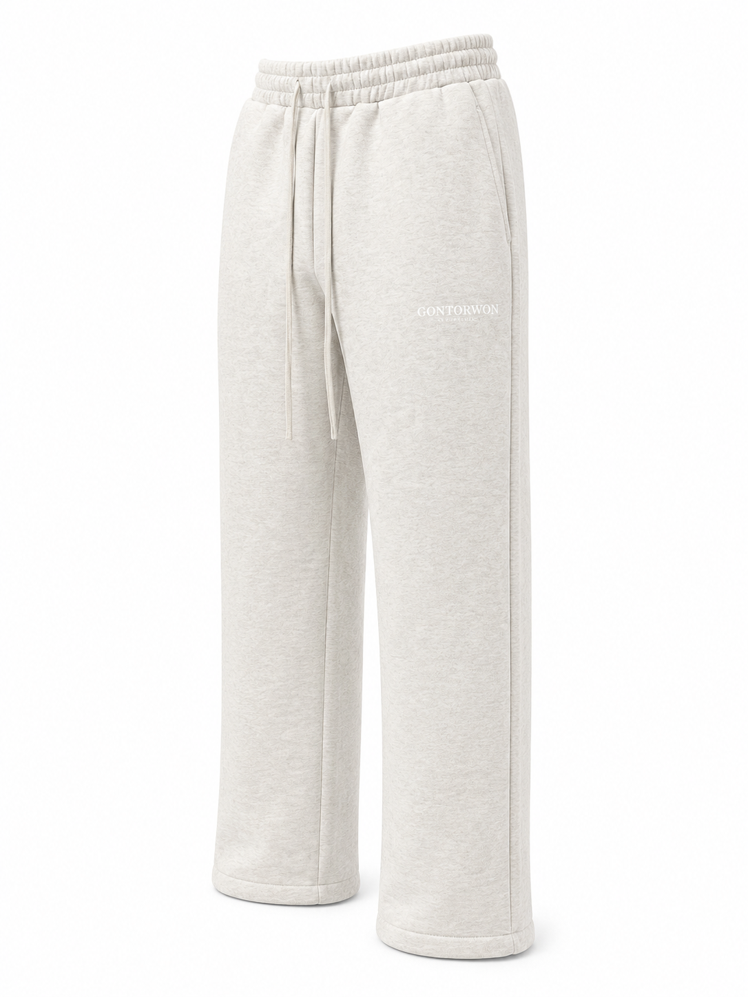 Gontorwon Sanniequellie Utility Zip-Fleece Pant Marl Grey Women