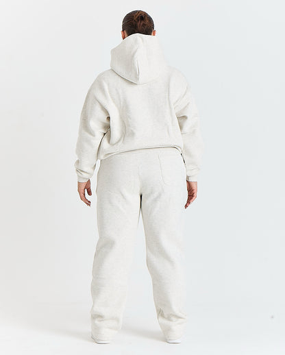 Gontorwon Sanniequellie Utility Zip-Fleece Pant Marl Grey Women