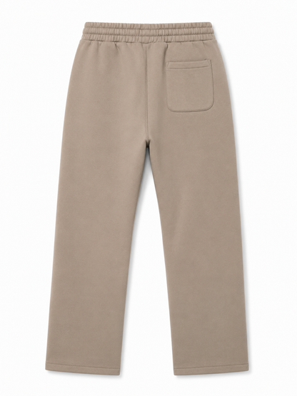 Gontorwon Sanniequellie Utility Zip-Fleece Pant Taupe Grey (White Print) Women