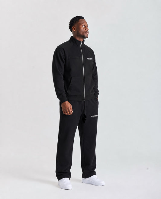 Gontorwon Sanniequellie Velvet Bonded Trouser Black Men