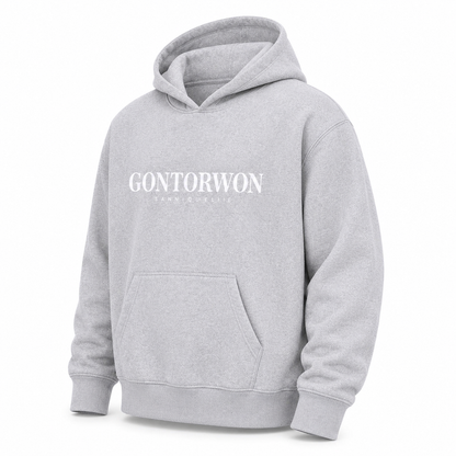Gontorwon Sanniequellie Velvet Bonded Hoodie Heather Grey Men