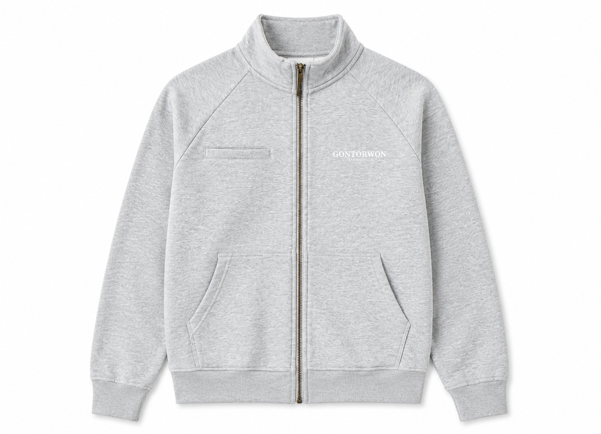 Gontorwon Sanniequellie Velvet Bonded Full-Zip Track Jacket Men