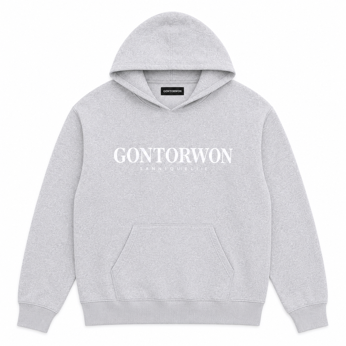Gontorwon Sanniequellie Velvet Bonded Hoodie Heather Grey Women