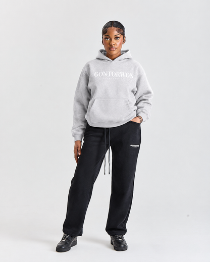 Gontorwon Sanniequellie Velvet Bonded Hoodie Heather Grey Women
