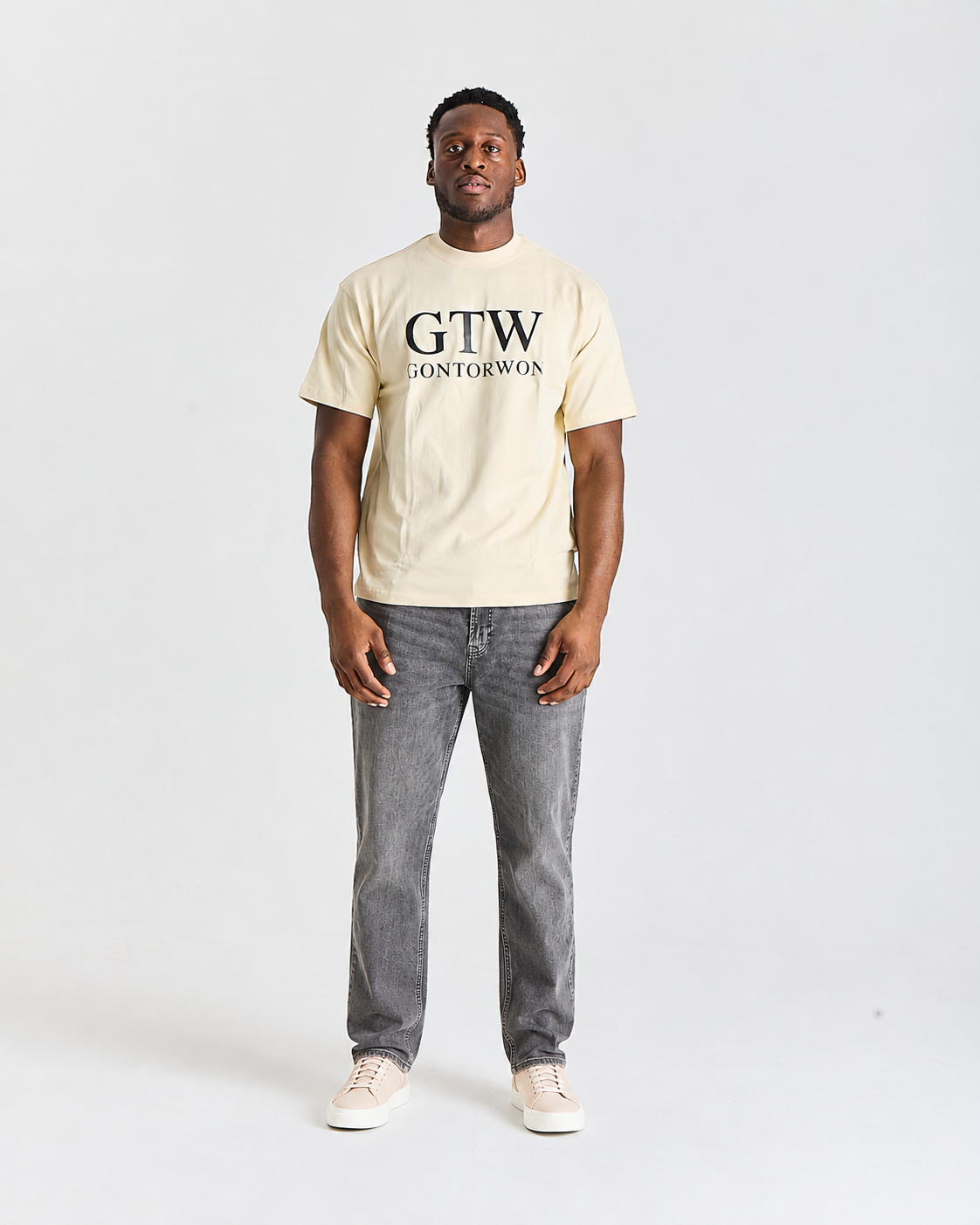 GTW T-Shirt Cream — Gortonwon