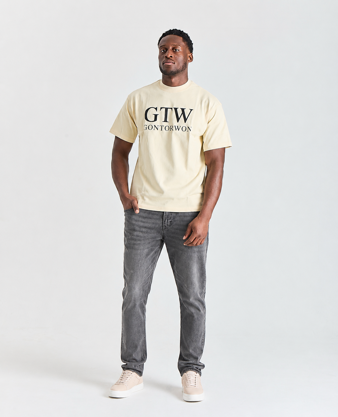 GTW T-Shirt Cream — Gortonwon
