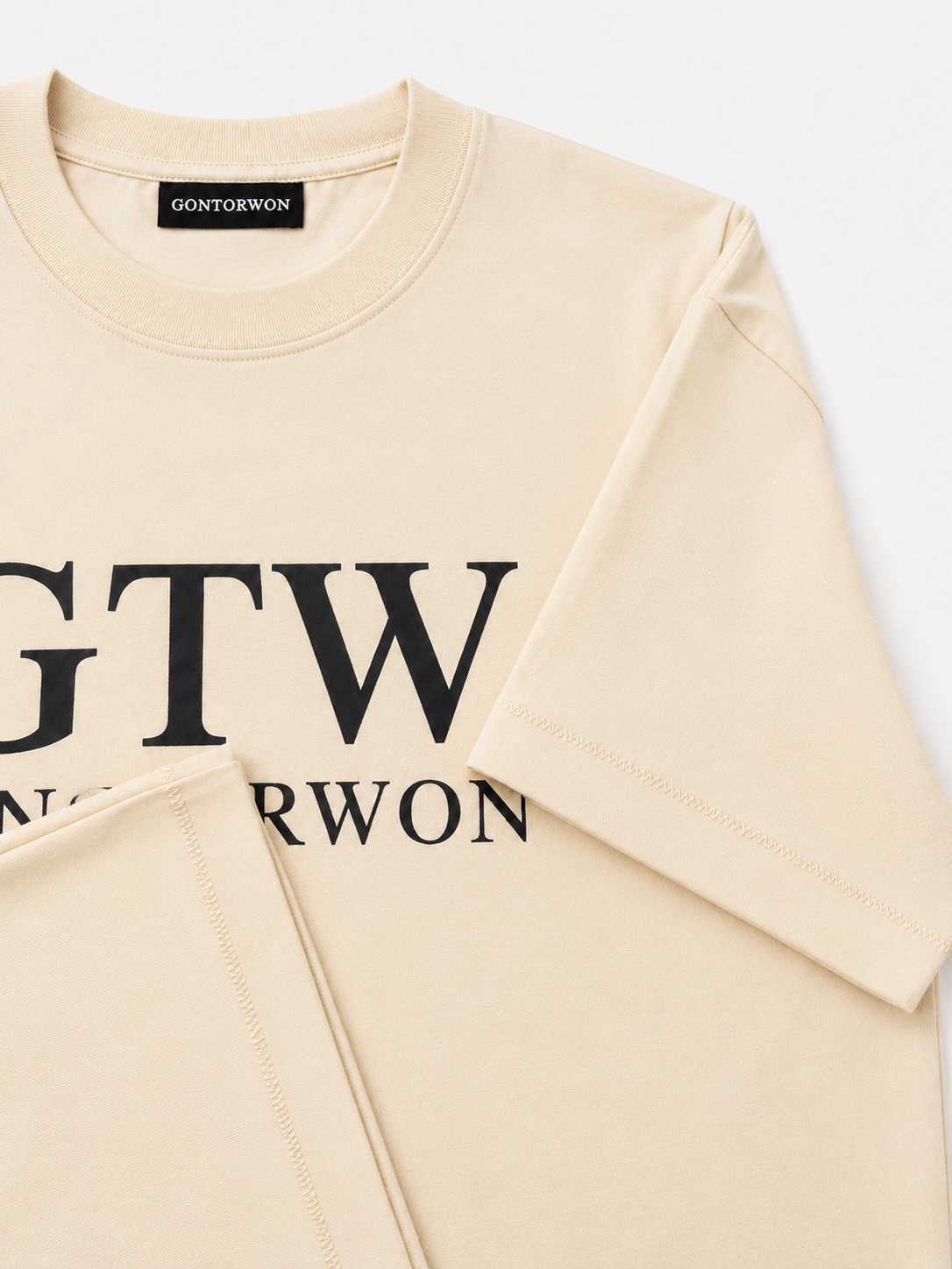 GTW T-Shirt Cream — Gortonwon