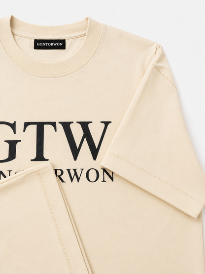 GTW T-Shirt Cream — Gortonwon