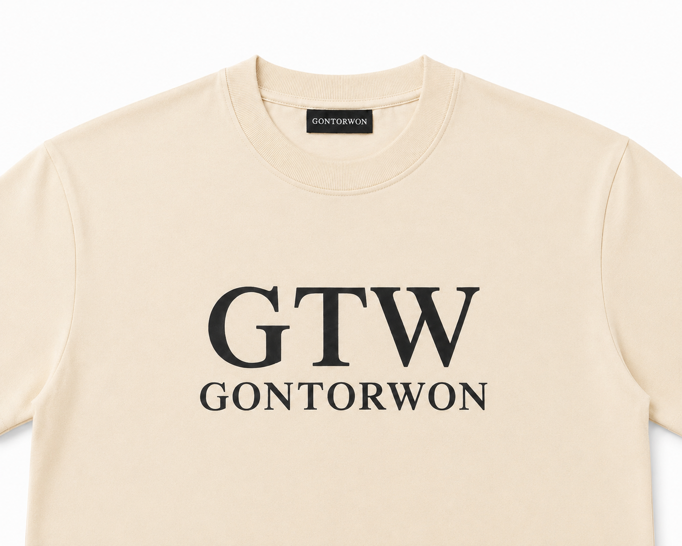 GTW T-Shirt Cream — Gortonwon