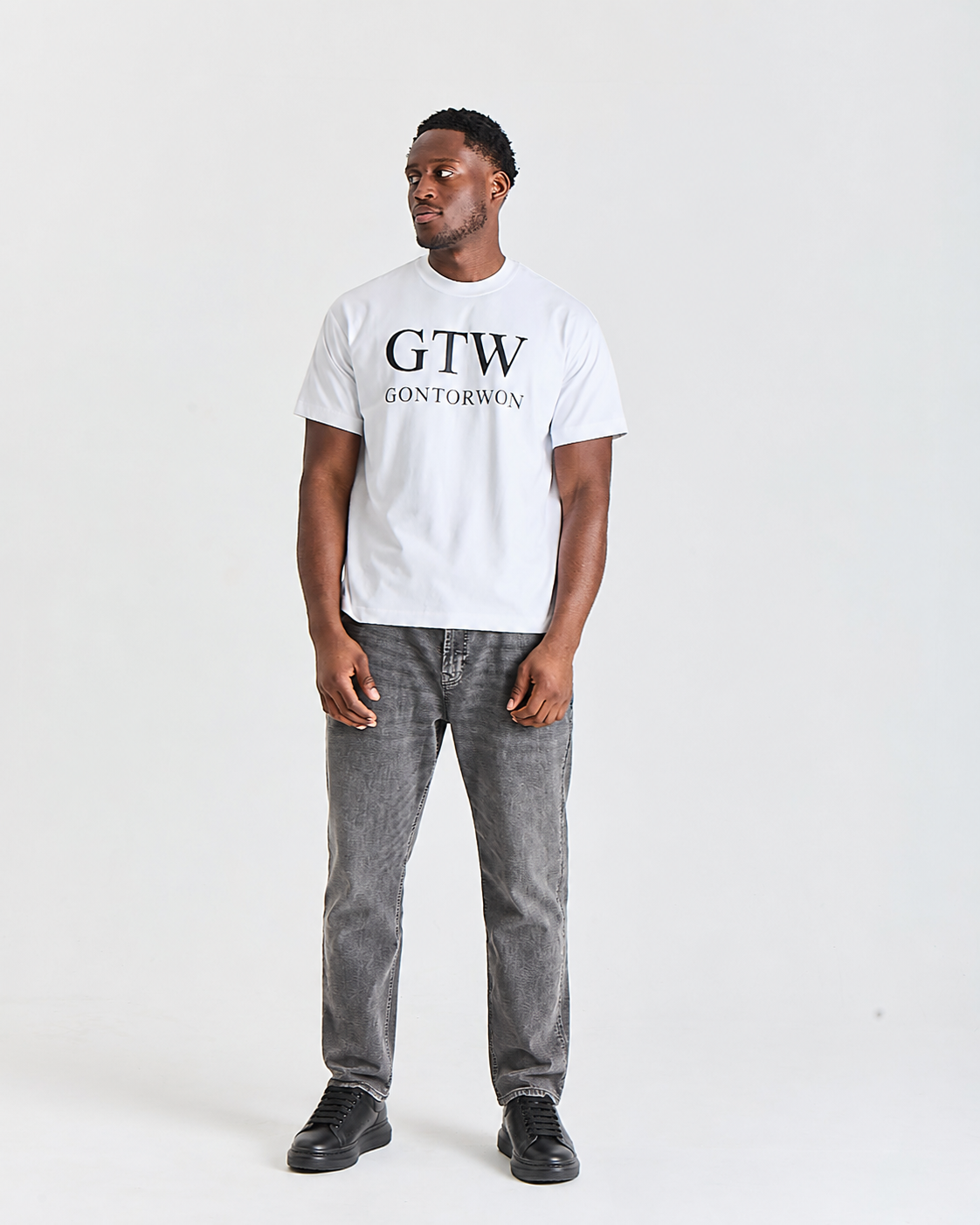 GTW T-Shirt White — Gortonwon