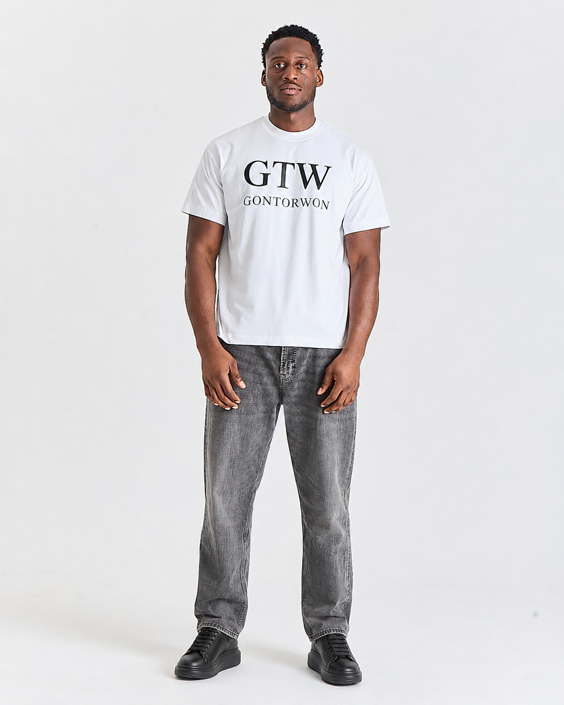 GTW T-Shirt White — Gortonwon